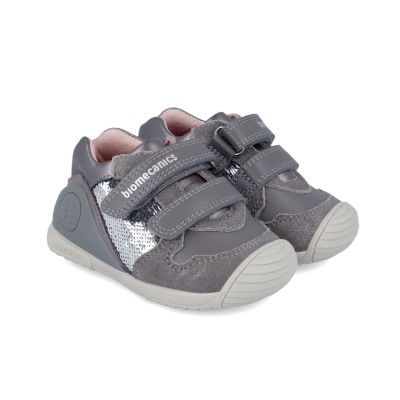 Adidasi Primii Pasi pentru Copii Biomecanics, 241104, gri (Marime: 22 (13,5-14,1 cm)) JEM241104-A-22