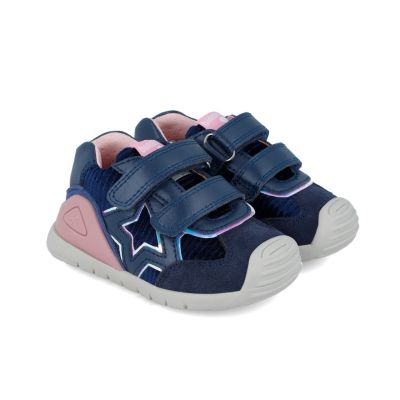 Adidasi Primii Pasi pentru Copii Biomecanics 241111, albastru (Marime: 22 (13,5-14,1 cm)) JEM241111-A-22