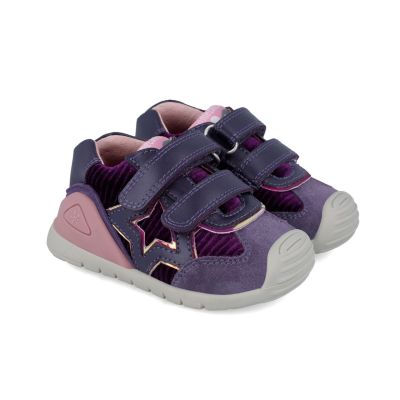 Adidasi Primii Pasi pentru Copii Biomecanics 241111,mov (Marime: 22 (13,5-14,1 cm)) JEM241111-B-22