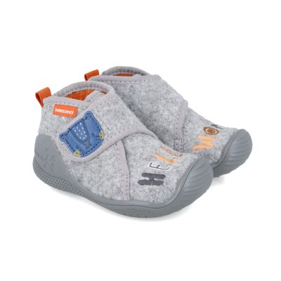 Incaltaminte de interior Biomecanics ZAPATILLA LA WORLD, gri (Marime: 18 (10,8-11,5 cm)) JEM241154-B-18