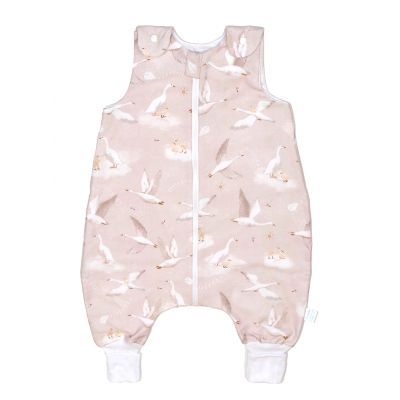 Sac De Dormit Cu Picioare, Bumbac De Vara, 1 Tog, Gasca Bej, S, 6-24 Luni Pjb85377