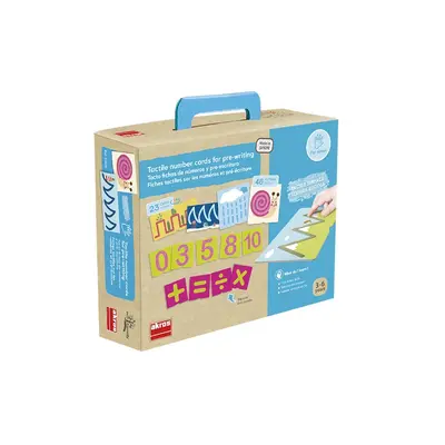 Joc senzorial tactil cu numere pentru pre-scriere - okeakr20612