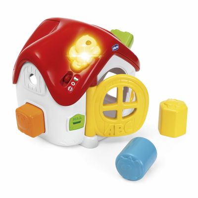 Jucarie de sortare 2 in 1 Chicco casuta ABC, franceza-engleza,10-36luni CHC1209600-1