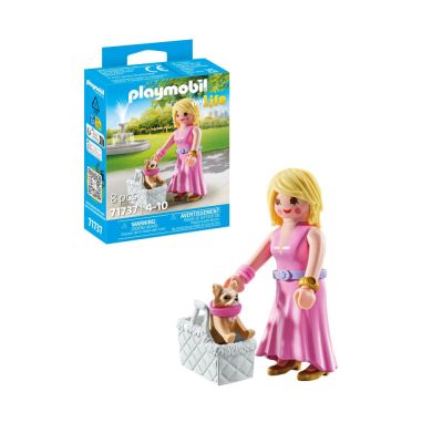 Playmobil - Figurina trendy cu animalut de colectie caine Chihuahua ARTPM71737