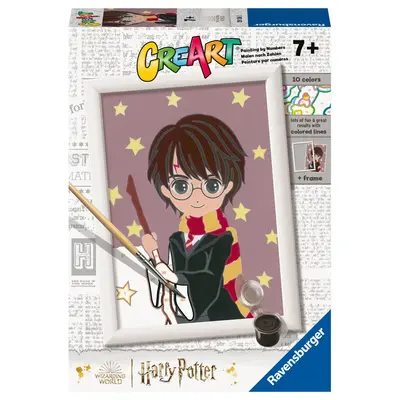 Ravensburger - CreArt pictura pe numere pentru copii Harry Potter ARTRVSPBN20136