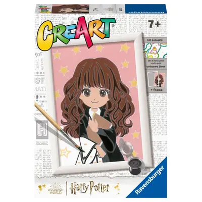 Ravensburger - CreArt pictura pe numere pentru copii Hermione ARTRVSPBN20137