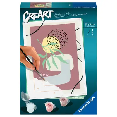 Ravensburger - CreArt pictura pe numere pentru copii forme abstracte ARTRVSPBN23543