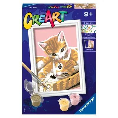 Ravensburger - CreArt pictura pe numere pentru copii pisicute dragalase ARTRVSPBN20205