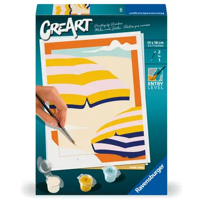 Ravensburger - CreArt pictura pe numere pentru copii timpuri insorite ARTRVSPBN23900