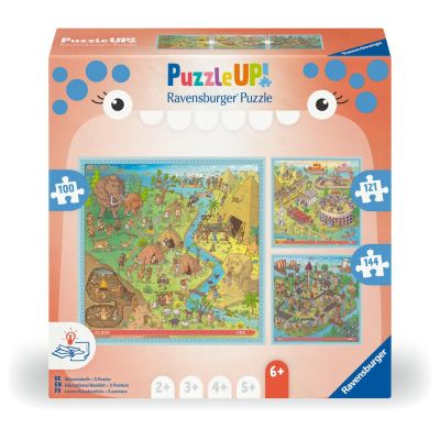 Ravensburger - Puzzle Up istorie 3 puzzle 100 121 144 piese ARTRVSPC04005
