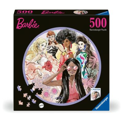 Ravensburger - Puzzle cerc Barbie 500 piese ARTRVSPA01494