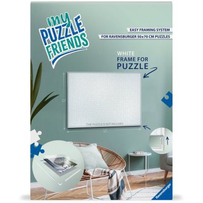 Ravensburger - Rama alba pentru puzzle de 1000 de piese 50 x 70 cm ARTRVSPA01248
