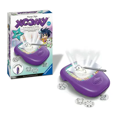 Ravensburger - Set de desenat Xoomy aparat portabil cu lampa si 30 de sabloane stil Manga ARTRVSAC23533