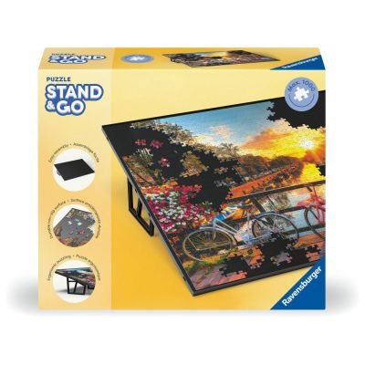 Ravensburger - Suport portabil pentru puzzle cu design elegant negru pentru puzzle orizontal de 50 x 70 cm ARTRVSPA16529