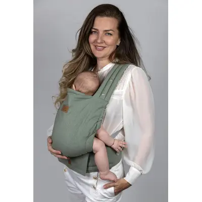 Marsupiu isara elite sage green linen