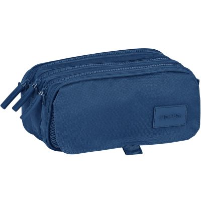 Penar Safta Basic Navy Blue cu 3 compartimente, 21.5x10x8 cm