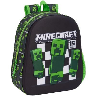 Rucsac 3D Minecraft, 27x33x10 cm