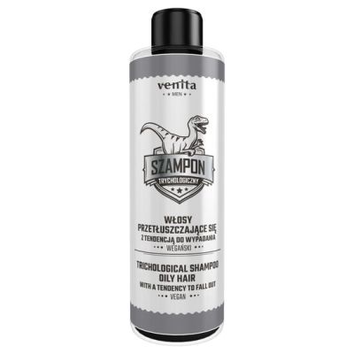 Sampon tricologic pentru barbati, par gras cu tendinta de cadere, Venita, 300ml
