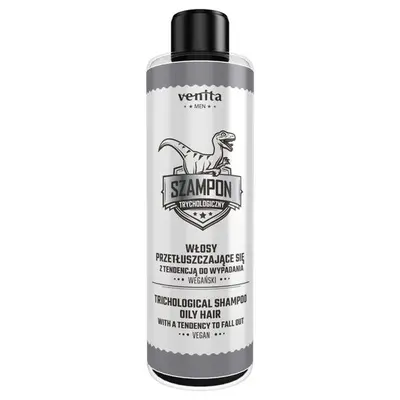 Sampon tricologic pentru barbati, par gras cu tendinta de cadere, Venita, 300ml