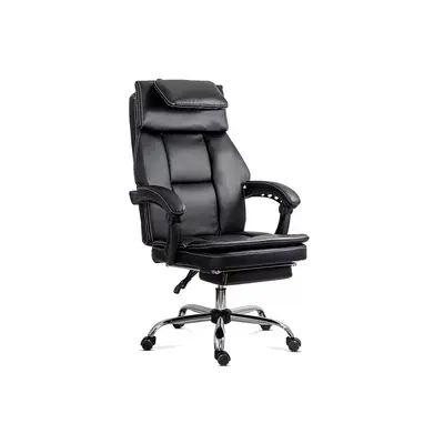 Scaun directorial off341, piele ecologica, mecanism balans, robust, rabatabil 170 grade, 150 kg drm10592