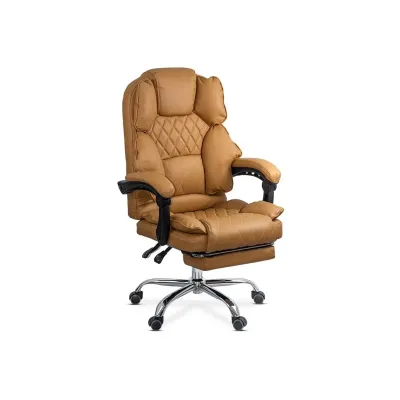 Scaun directorial off411, piele ecologica, mecanism asincron, perne duble, 120 kg drm10582