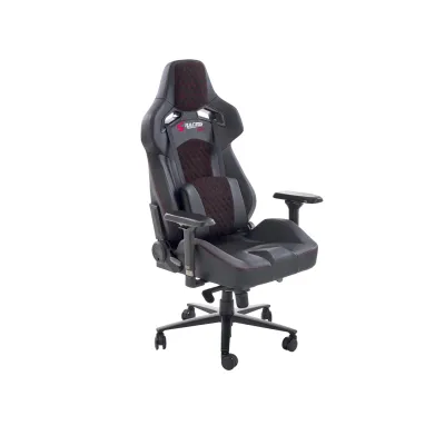 Scaun directorial pentru gaming hm baldur, piele ecologica, cadru metalic, cotiere reglabile, multiblock,100 kg, negru drm10404