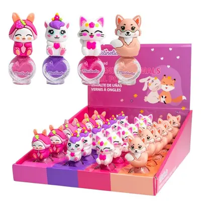 Set 24 Lac de unghii Friendly Animals, 44107,  Martinelia