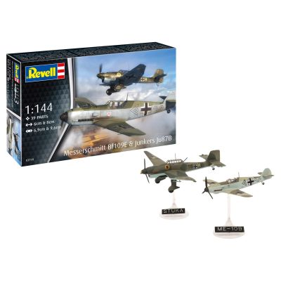 Aeromodel Messerschmitt Bf109E si Junkers Ju87B Stuka VRNRV03770