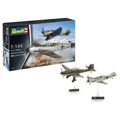 Aeromodel Messerschmitt Bf109E si Junkers Ju87B Stuka VRNRV03770