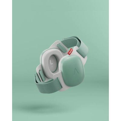 Casti antifonice pentru bebelusi Alpine Muffy BABY Sage Green, ALP9734