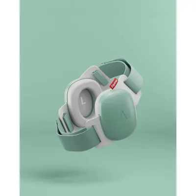 Casti antifonice pentru bebelusi Alpine Muffy BABY Sage Green, ALP9734