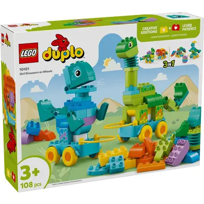 LEGO DUPLO DINOZAURI PE ROTI 3 IN 1 10451 VIVLEGO10451