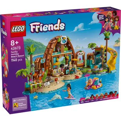 LEGO FRIENDS STATIUNE DE PE LITORAL PENTRU VACANTA CU FAMILIA 42673 VIVLEGO42673