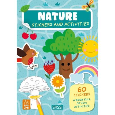 Carte de activitati cu abtibilduri - in natura