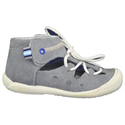 Sandale copii, Tahiti (Marime: 20, Culoare nappa: gri, Decor: Fara decor)