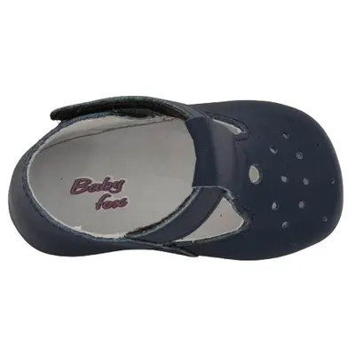 Sandale Infant L (Marime: 20, Culoare nappa: bleumarin, Decor: Fara decor)