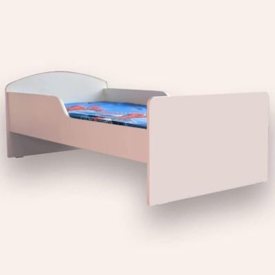 Pat alb Mic Personalizabil 2-6 ani 130x60 cm Simplu Fara saltea CMG51971834511700