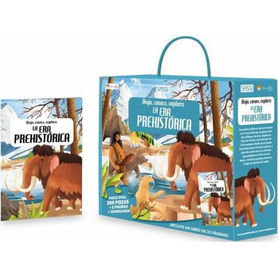Cunoaste si exploreaza - puzzle epoca preistorica (200 piese)