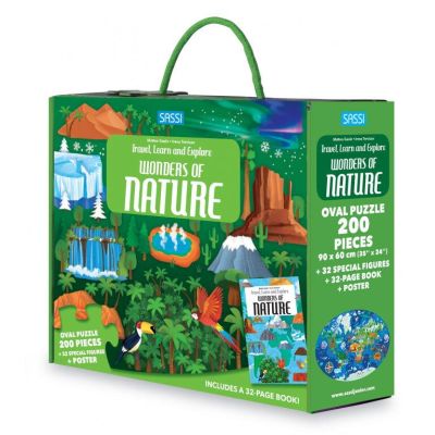 Cunoaste si exploreaza - puzzle minunile naturii (200 piese)