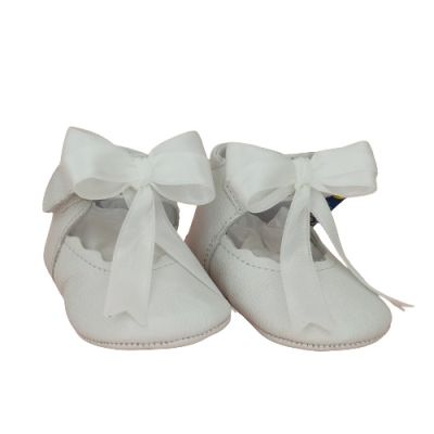Balerini botez Lore by Baby fox (Culoare nappa: alb, Marime: 16, Decor: Funda)