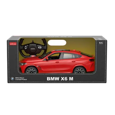 MASINA CU TELECOMANDA BMW X6 M ROSU SCARA 1 LA 14 VIVRas99200_Rosu