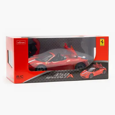 MASINA CU TELECOMANDA FERRARI 458 SPECIALE A ROSU SCARA 1 LA 14 VIVRas74500_Rosu