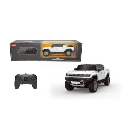 MASINA CU TELECOMANDA HUMMER EV ALB CU SCARA 1 LA 24 VIVRas93100_Alb