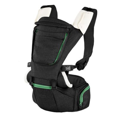 Marsupiu ergonomic multifunctional Chicco Hip Seat cu suport pentru sold, PirateBlack (negru), 0luni+ CHC79147-8_PIRATE BLACK