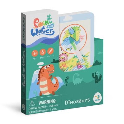 Set de colorat cu apa - dinozauri