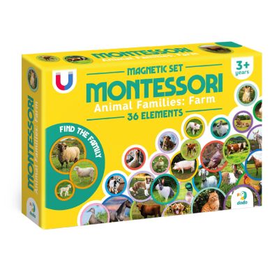 Set magneti montessori - animale de la ferma