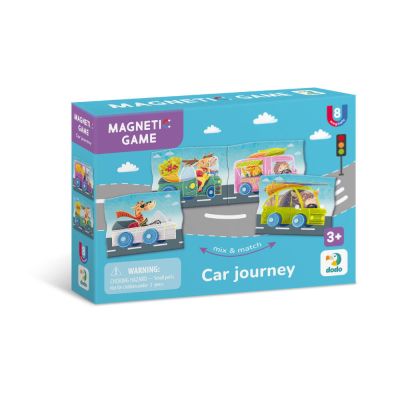 Set magnetic - calatorie cu masina