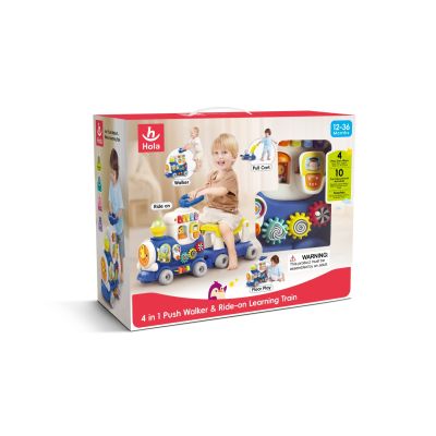TRENULET 4 IN 1 ALBASTRU VIVHE8990B