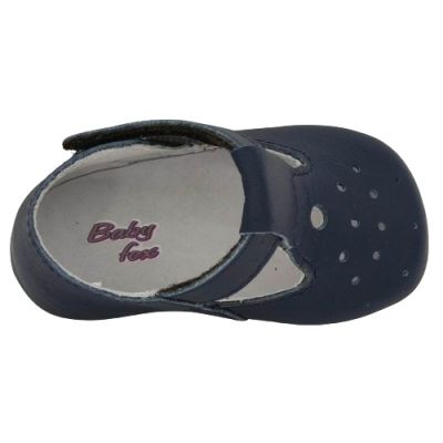 Sandale Infant L (Marime: 18, Culoare nappa: bleumarin, Decor: Fara decor)