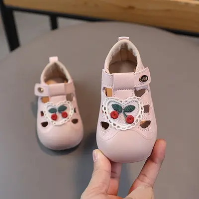 Pantofiori roz pudra pentru fetite - cirese md2025su61-1-de7